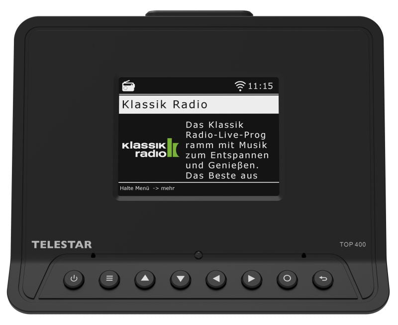 TOP 400 (schwarz) TELESTAR DAB+ / Internet / FM / Bluetooth