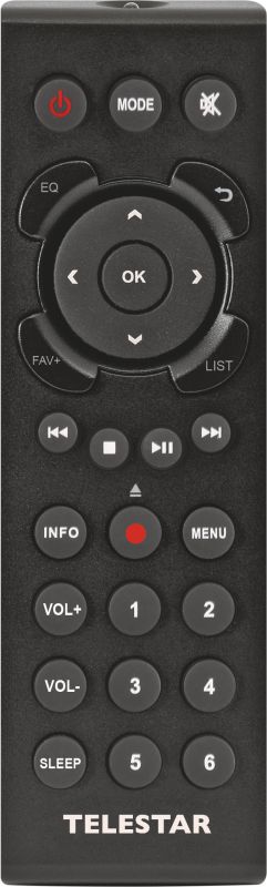 TOP 400 (schwarz) TELESTAR DAB+ / Internet / FM / Bluetooth