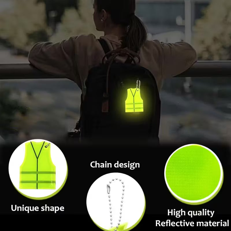 Reflektierende Westenförmiger Schlüsselanhänger