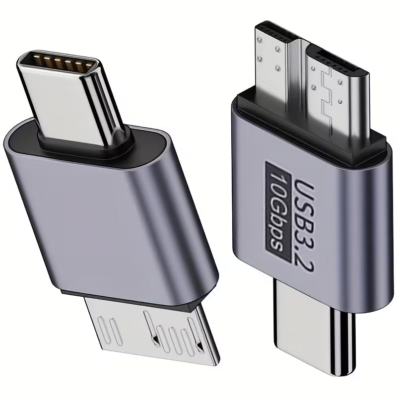 USB-C Stecker auf USB A/C Stecker Festplatten-Adapter 10Gbps