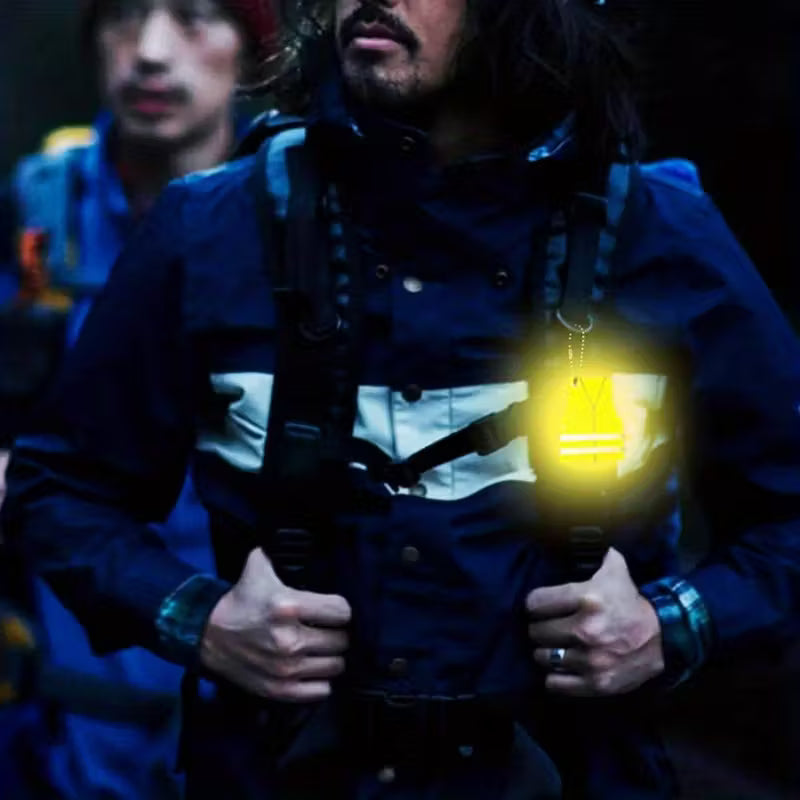 Reflektierende Westenförmiger Schlüsselanhänger