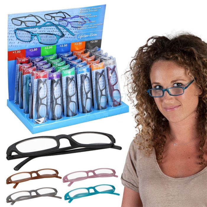 Lesebrillen mit mattem Kunststoffgestell