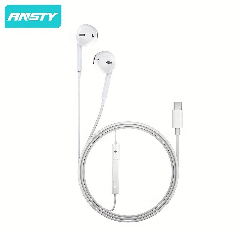 Universelle kabelgebundene Kopfhörer Typ-C Flat Head In-Ear für Android-Telefone