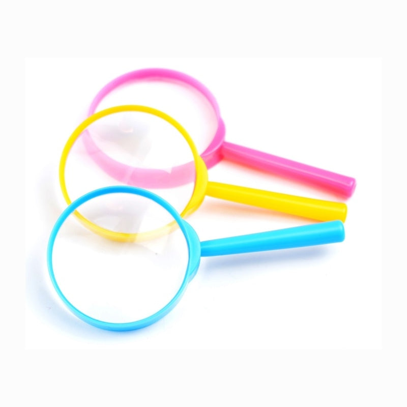Lupe in 3 Farben sortiert (Ø 6 cm)