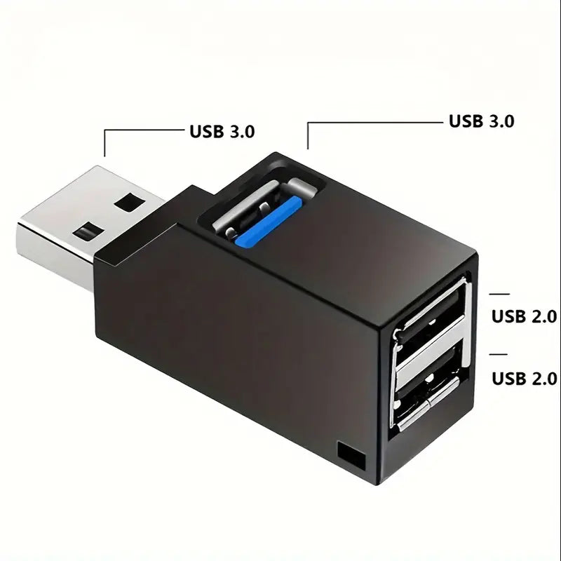 USB 3.0 HUB Adapter Extender Mini Splitter Box mit 3 Ports
