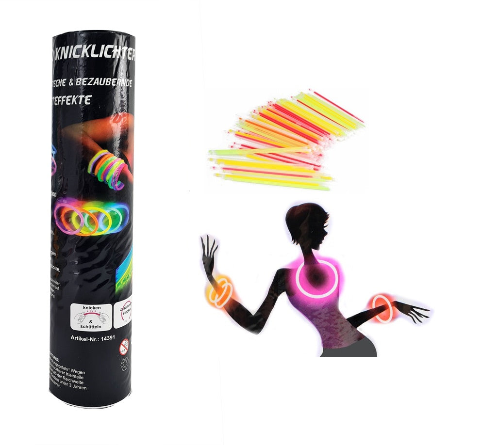 Knicklicht - Leuchtstab ca. 20cm 100er Rolle