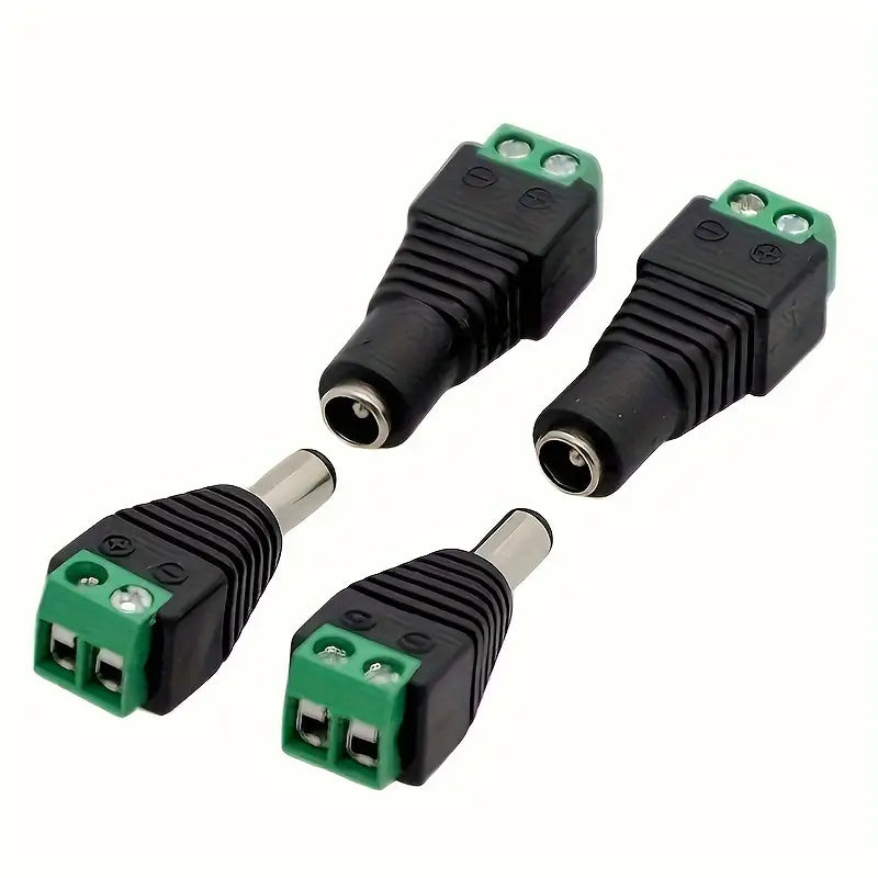 12V DC Power Jack Adapter - Stecker & Kupplung