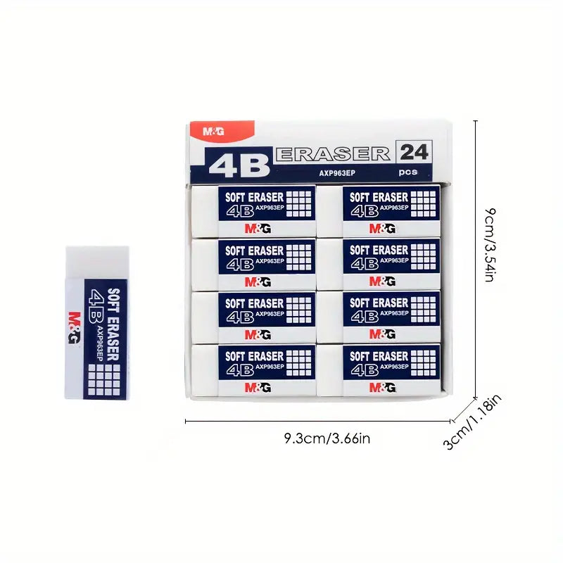 Radiergummi Weiß 4B