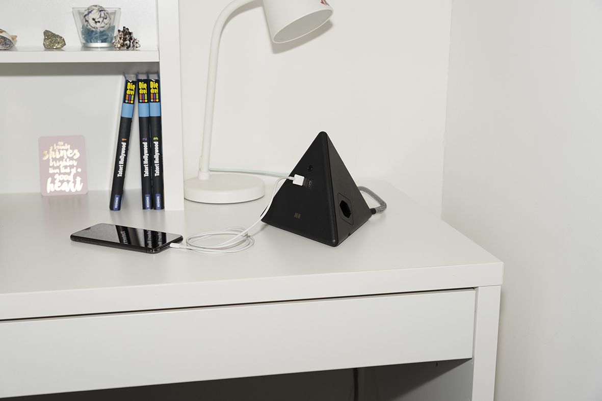 Energy Pyramide Steckdosenleiste 2x Typ 13 sw USB A+C 2.5m cli.