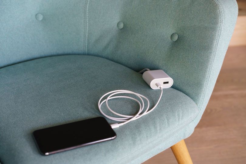 USB Ladeadapter 1x USB-C 1x USB-A 17.5W 1.5m weiss