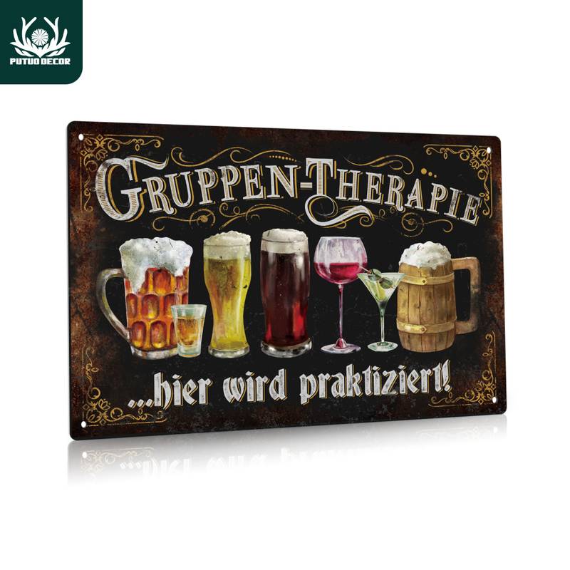 Metall-Blechschild mit lustigen verschiedenen Sprüchen