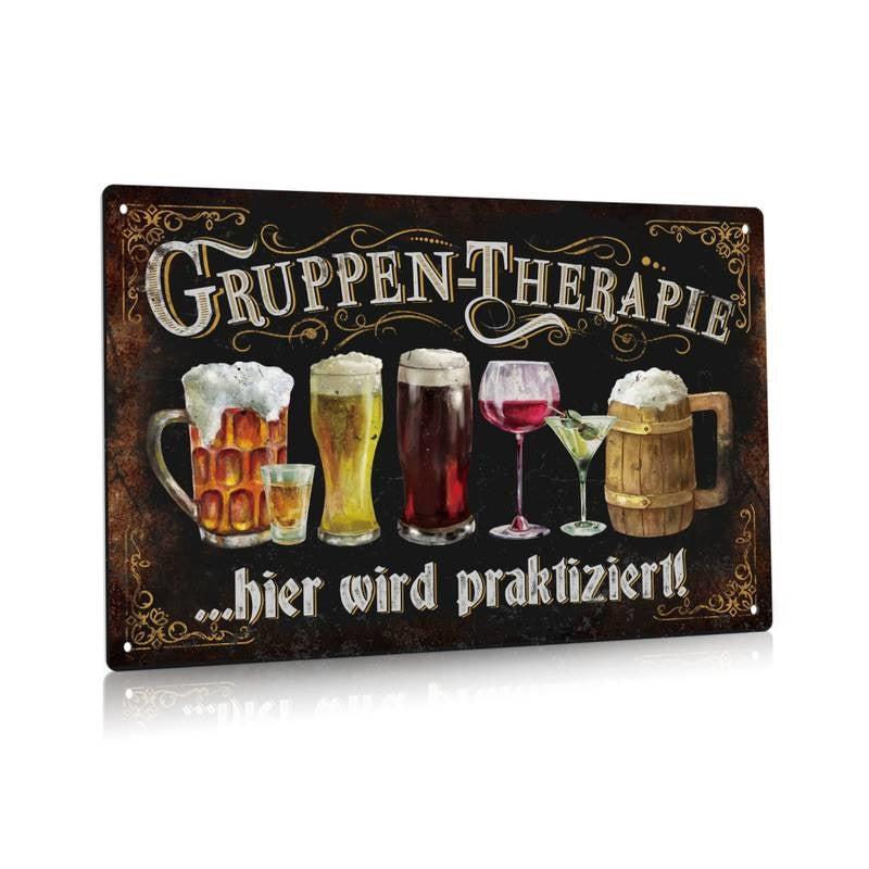 Metall-Blechschild mit lustigen verschiedenen Sprüchen