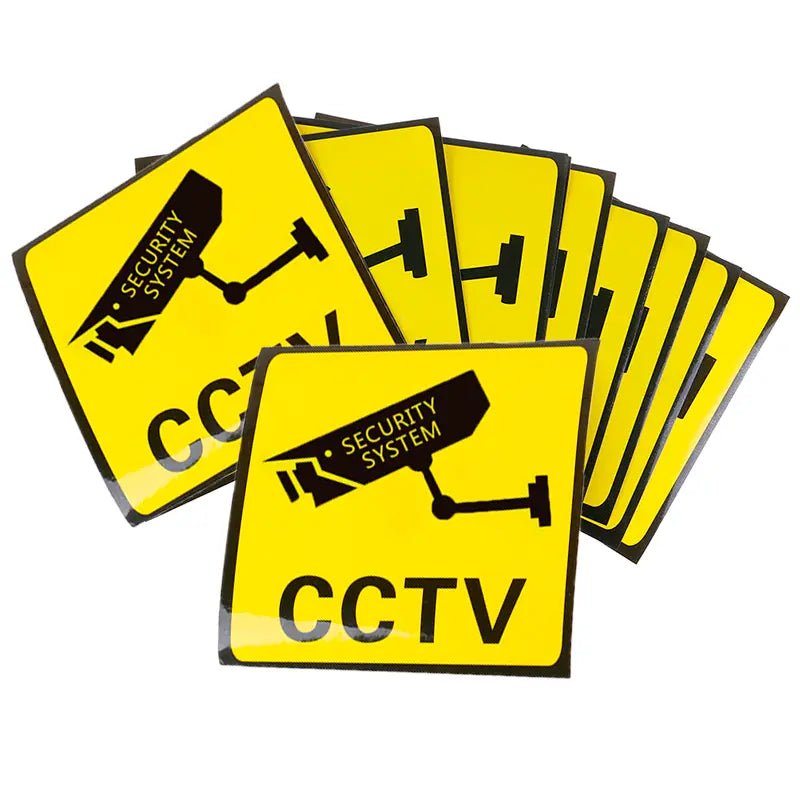CCTV Videoüberwachung Überwachungskamera Alarm Aufkleber