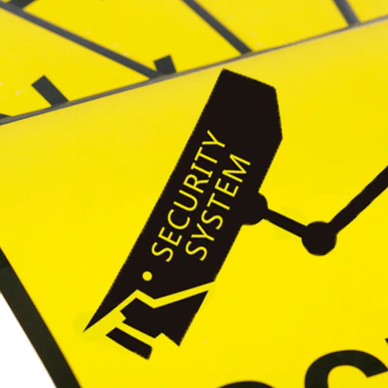 CCTV Videoüberwachung Überwachungskamera Alarm Aufkleber