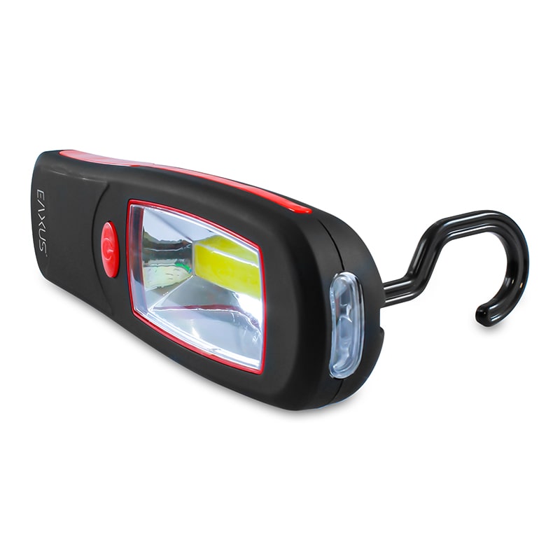 COB LED Arbeitslampe Craftslight, ultrahell, magnetisch mit 360° Haken, Eaxus