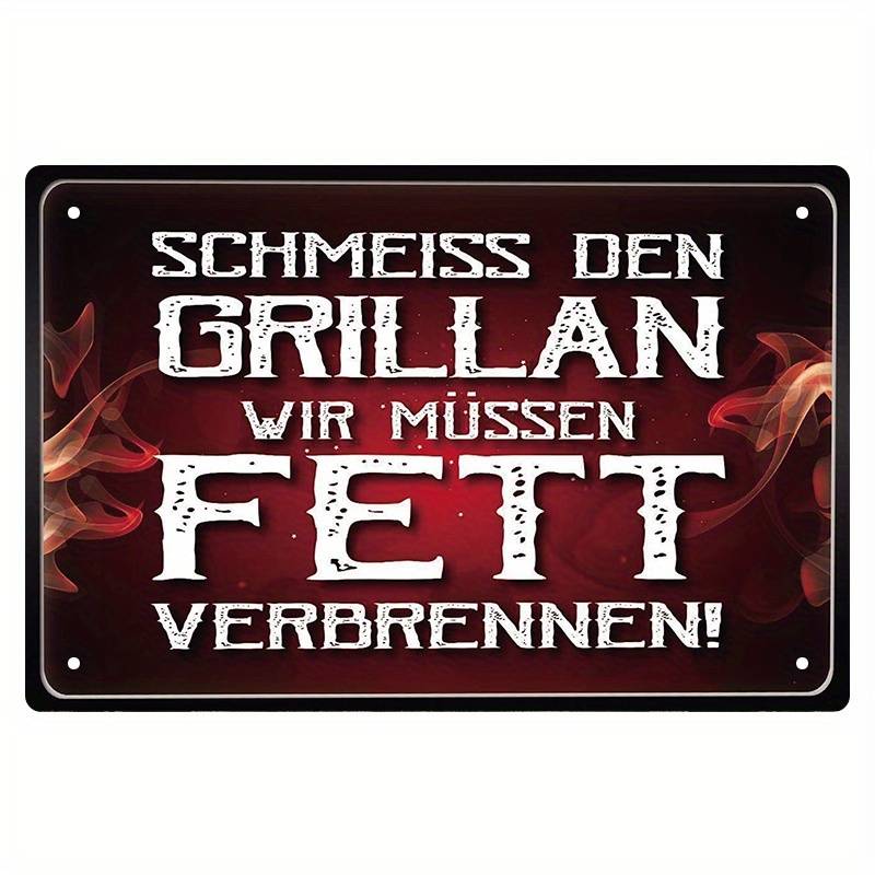 Metall-Blechschild mit lustigen verschiedenen Sprüchen