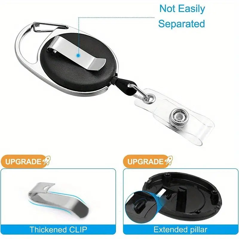 Kartenhalter für Ausweise ausziehbar, Personal, Ideal für Firmen