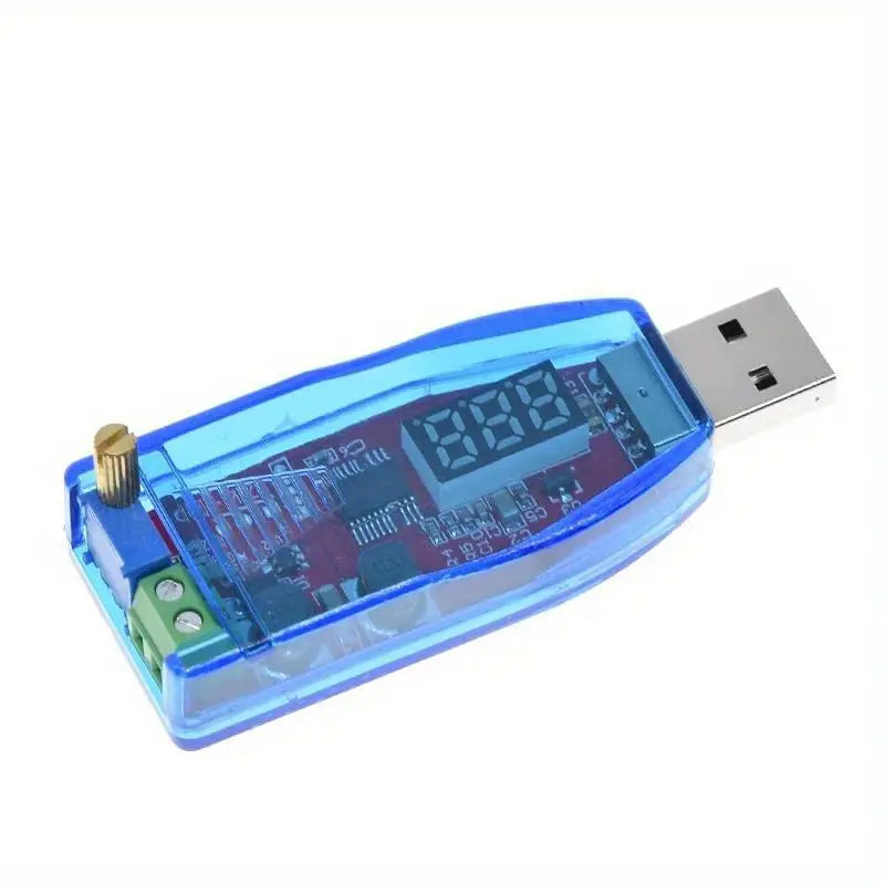 USB Spannungsregler 5V auf 1–24V mit Potentiometer