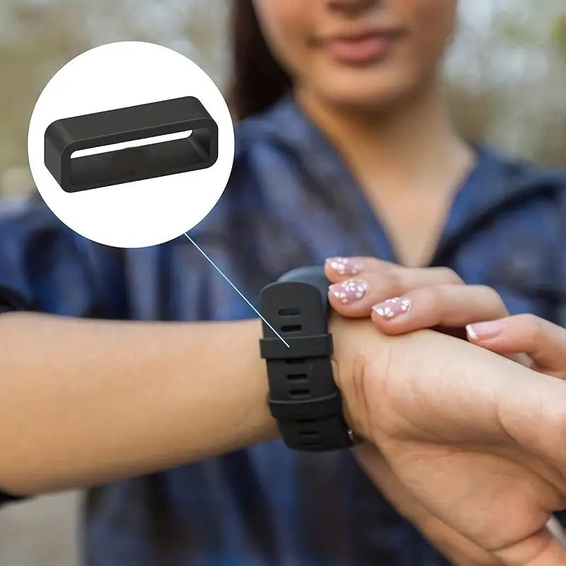 Uhrenarmband Silikon Schlaufe für die Halterung (Uhrenbefestigungshalter)