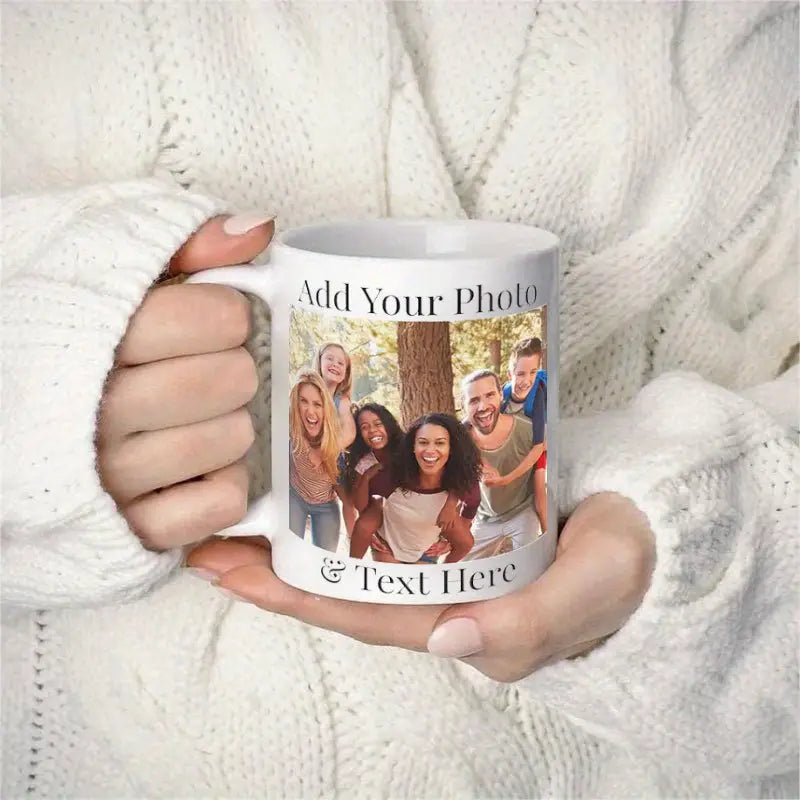 Individuelle Fototasse, Personalisierte Tassenbild mit Text oder Name