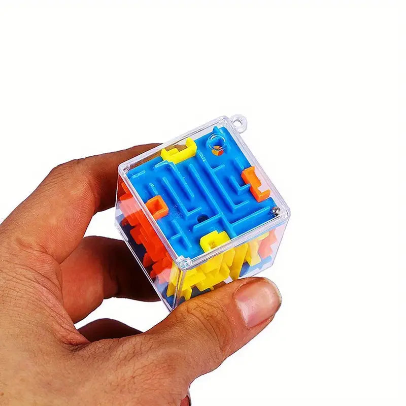 Spaß-Erziehungs-Spielzeug, 1 3D Würfel-Maze mit Rollperlen