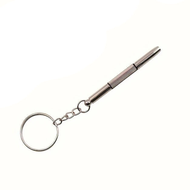 Brillen- und Uhrenreparatur-Schraubendreher-Set mit Schlüsselanhänger