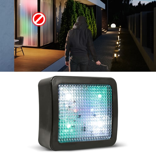 TV-Imitator mit RGB-LEDs, realistische Fernsehsimulation, TV-Attrappe als Einbruchschutz