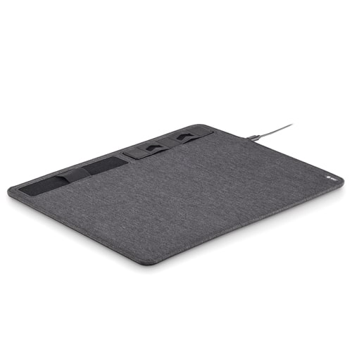 Superpad Mauspad mit kabelloser 15 W Qi-Ladefunktion für iPhone und Android Smartphone