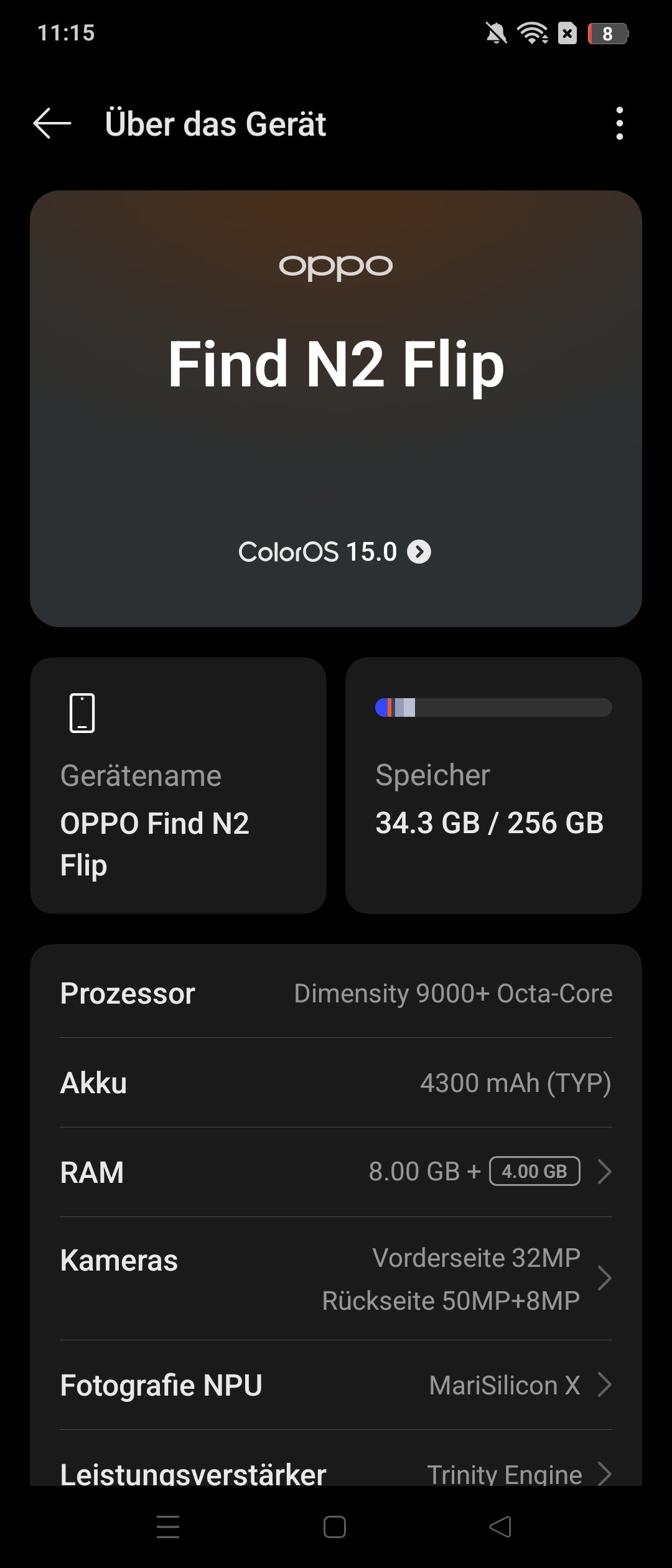 OPPO Find N2 Flip (256 GB, Moonlit Purple, Dual SIM, 5G) (Gebraucht Artikel mit Garantie bis 17.03.2026 )
