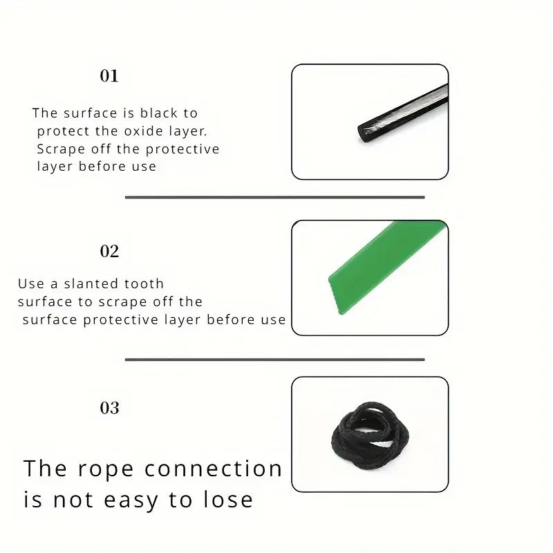 Outdoor-Feuerstarter - Wasserdichter Magnesium-Feuerstein-Streifen