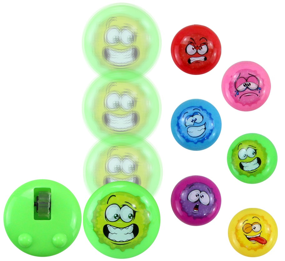 Fensterkletterer 6-fach sortiert Emoticon Gesicht - ca 4cm