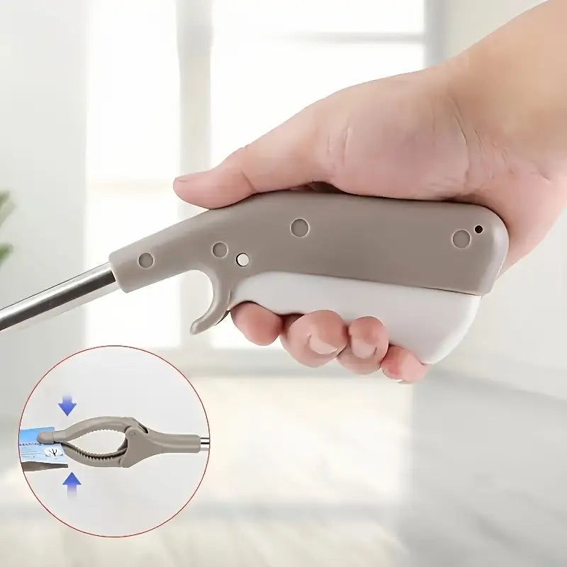 Erweiterbares Greiferwerkzeug aus Edelstahl, langem Griff zum Aufnehmen