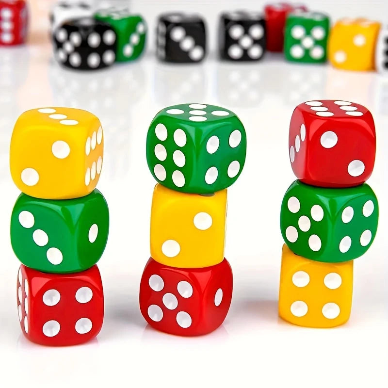 Acrylwürfel in verschiedenen Farben, 6-seitig, 14mm