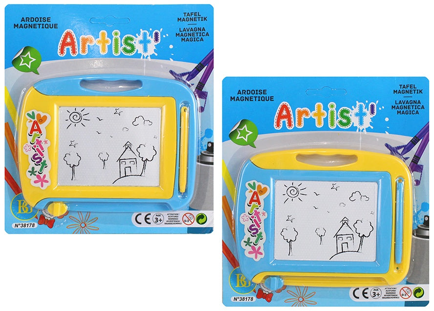 Zauber Tafel magnetisch 2-farbig sortiert - ca 12,5x16 cm