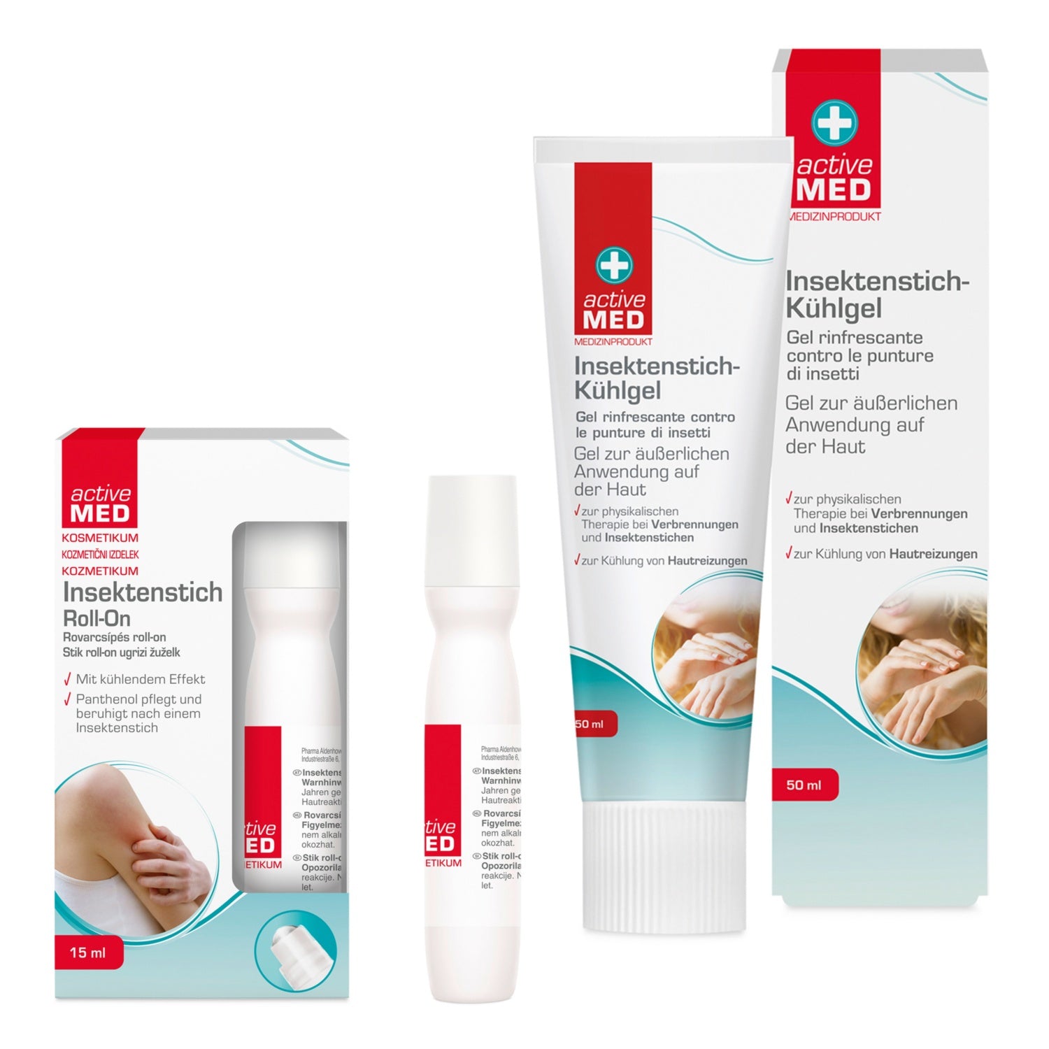 ACTIVE MED Apres-Insektenstichpflege Roll On / Kühlgel