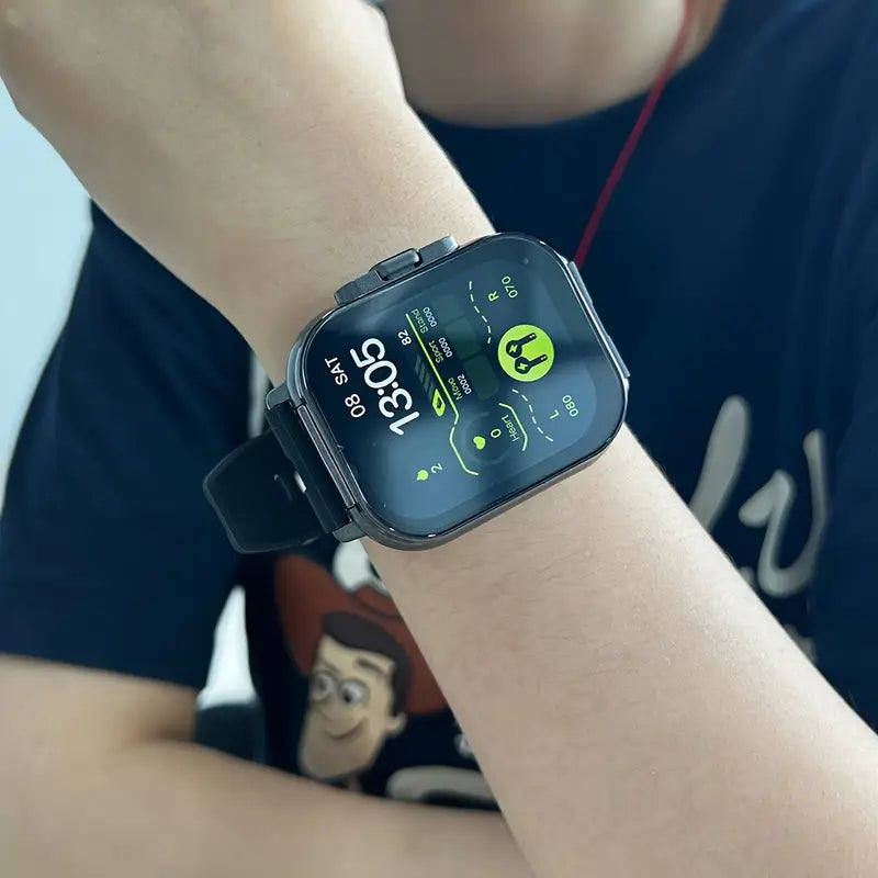 Multifunktionale Smart-Sportuhr mit eingebauten Bluetooth Ohrhörer D8