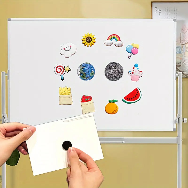 50 Stück Starke Runde Magnet-Aufkleber