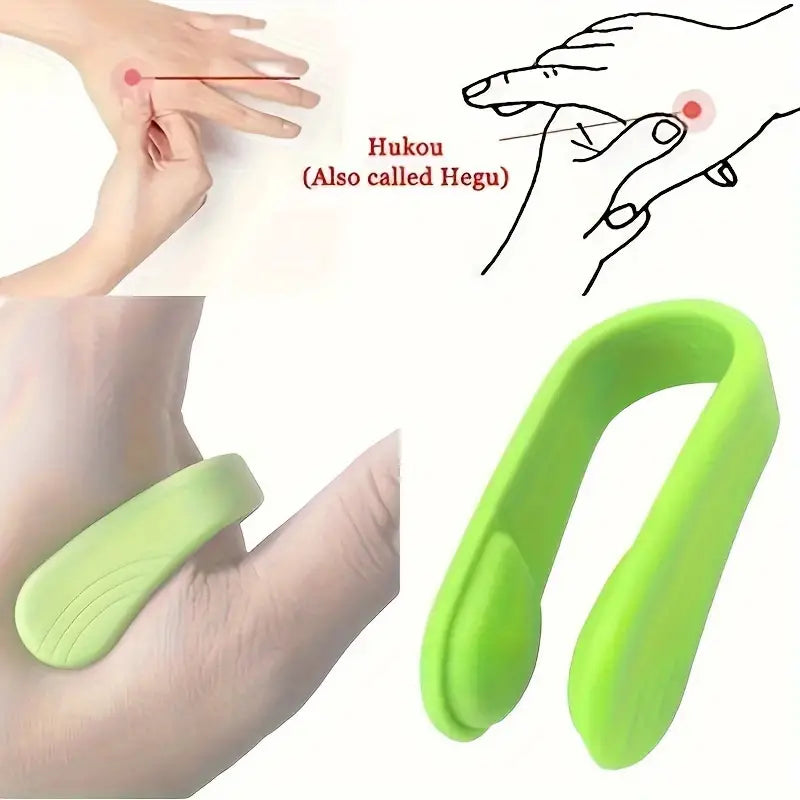 Akupressur-Clip Zur Linderung Von Migräne Und Spannung