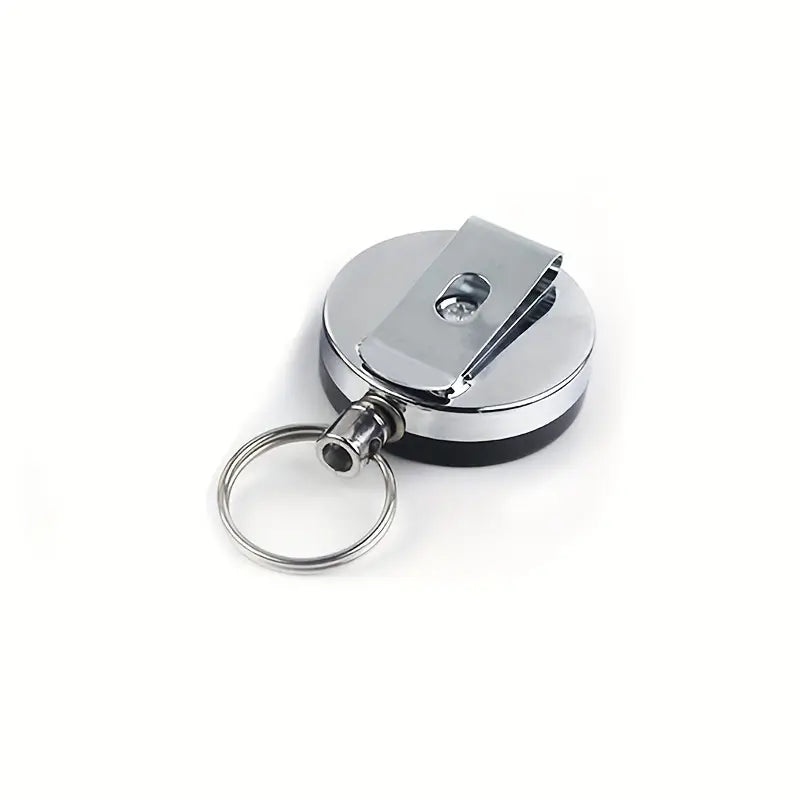 Robuster Einziehbarer Schlüsselanhänger mit Gürtelclip