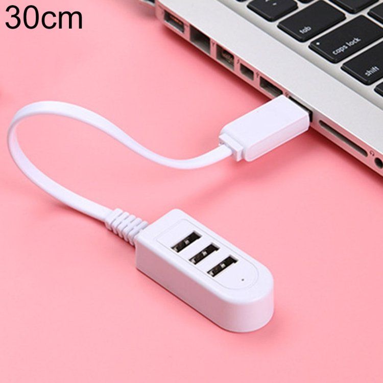 30cm TPE USB A auf 3 USB Ports HUB Adapter