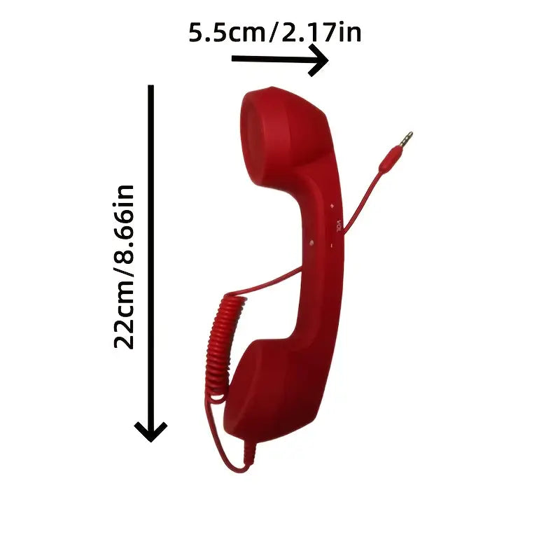 Neuer Retro Telefon Hörer - Kopfhörer mit 3.5mm Stecker in Weiss