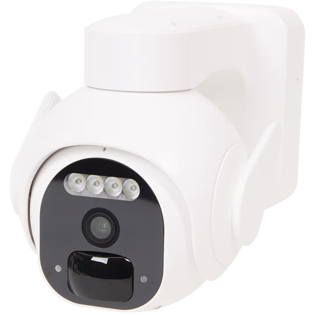 Solarbetriebene Überwachung PTZ-Kamera 1296p HD mit Sirene / Flutlicht - Tuya App