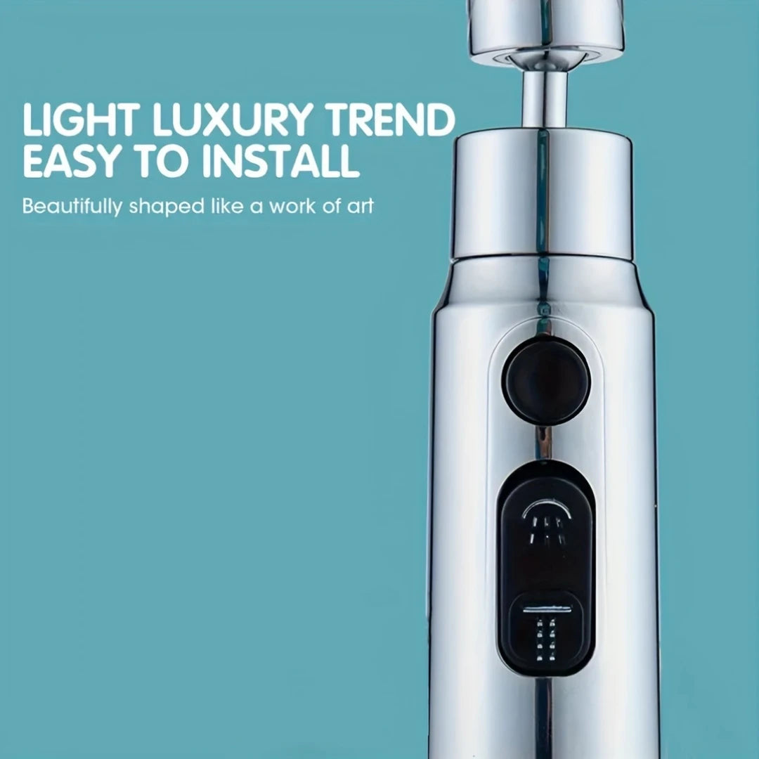 360° drehbarer Wasserhahnbelüfter mit 3 Sprühmodi