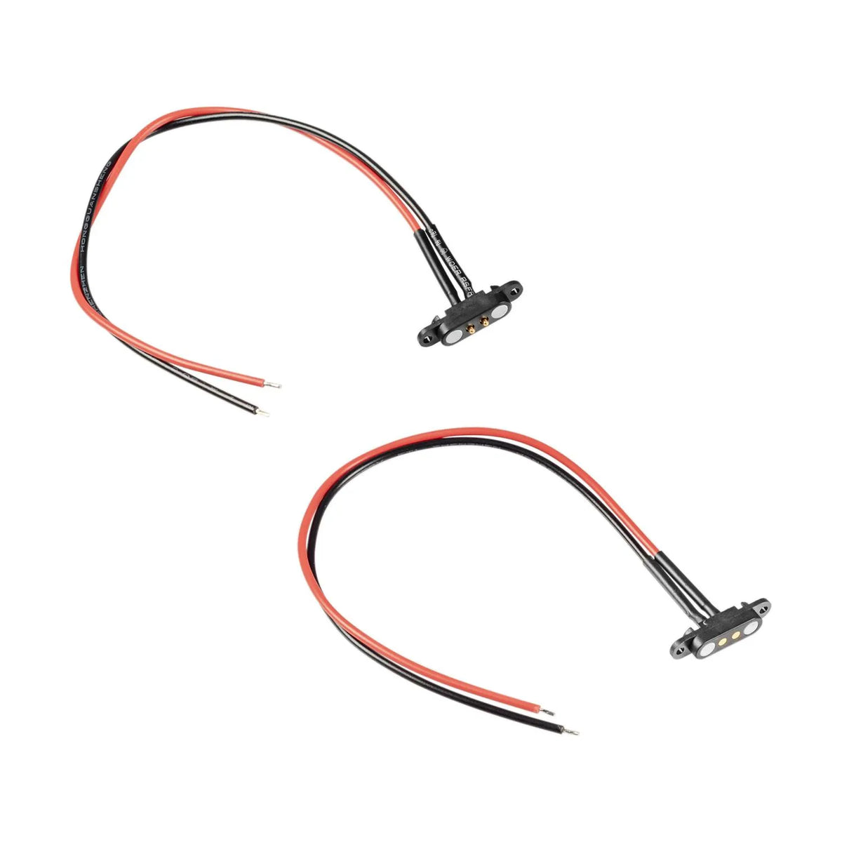BerryBase Pogo-Pin Stecker und Sockel, 2-polig, magnetisch, mit Kabel und Ösen