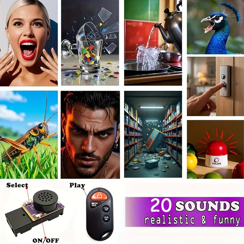 Ultimativer Streichgeräuschmacher mit Fernbedienung – 20 Sounds