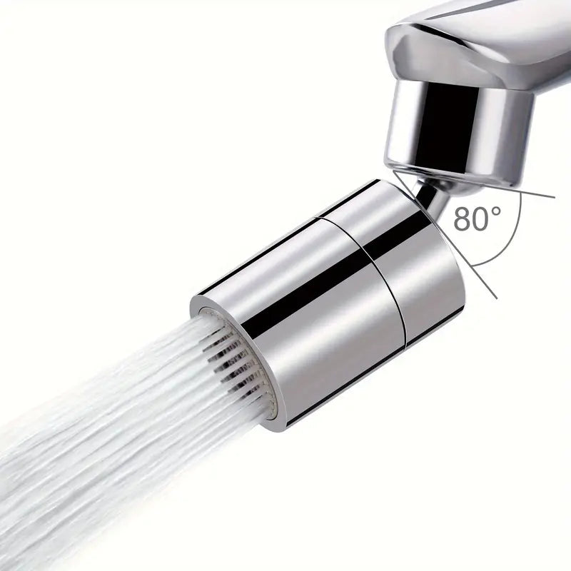 Wasserhahn Adapter 720 Grad drehbar mit zwei Geschwindigkeitsstufen