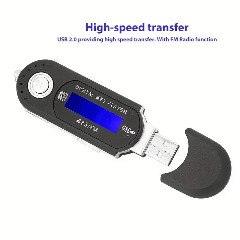 Einfacher MicroSD Karten Retro MP3 Player, Betrieb mit 1xAAA Batterie & MicroSD