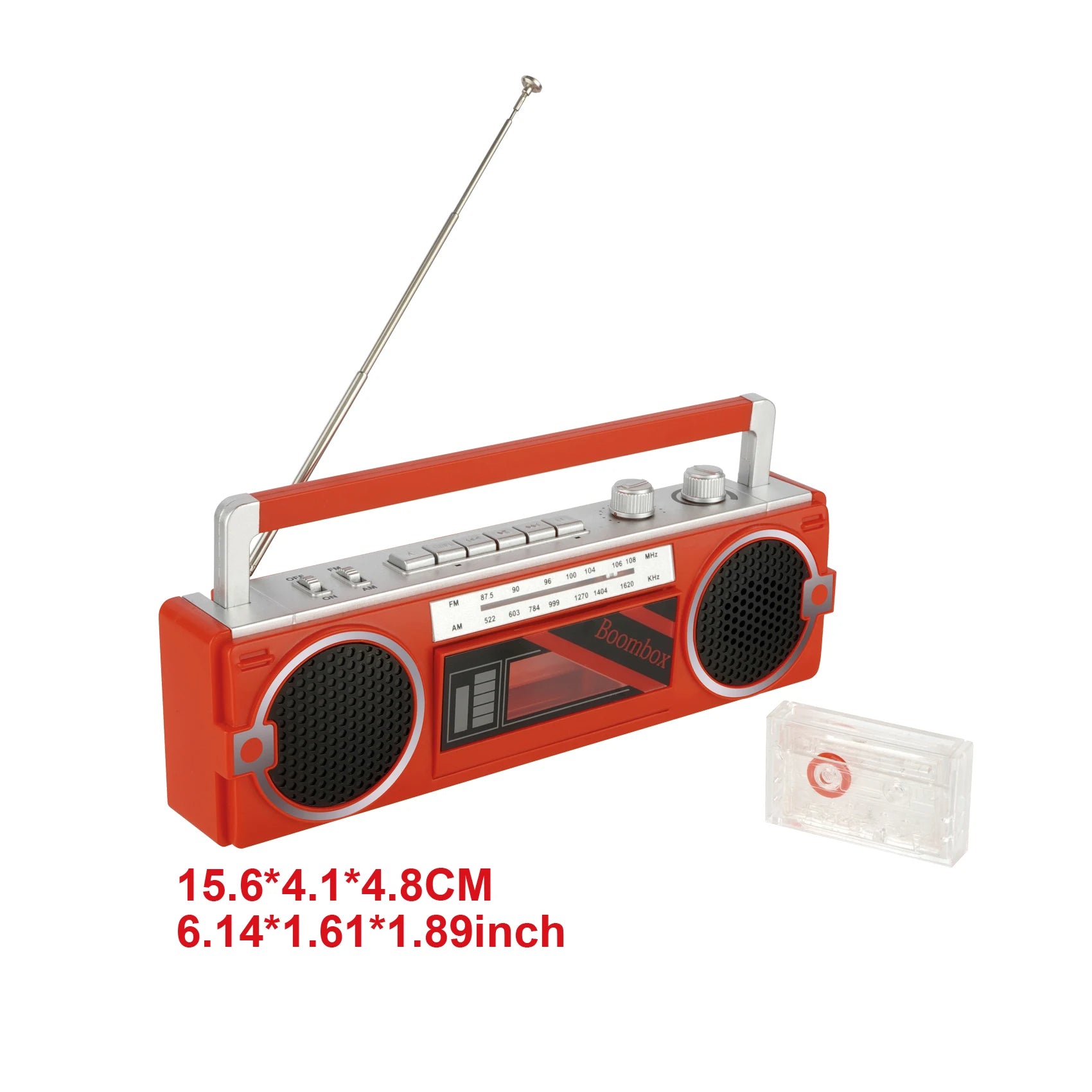 Klassischer Retro Radio Recorder mit AM/FM/MicroSD/ Bluetooth 5.0 MicroUSB Anschluss