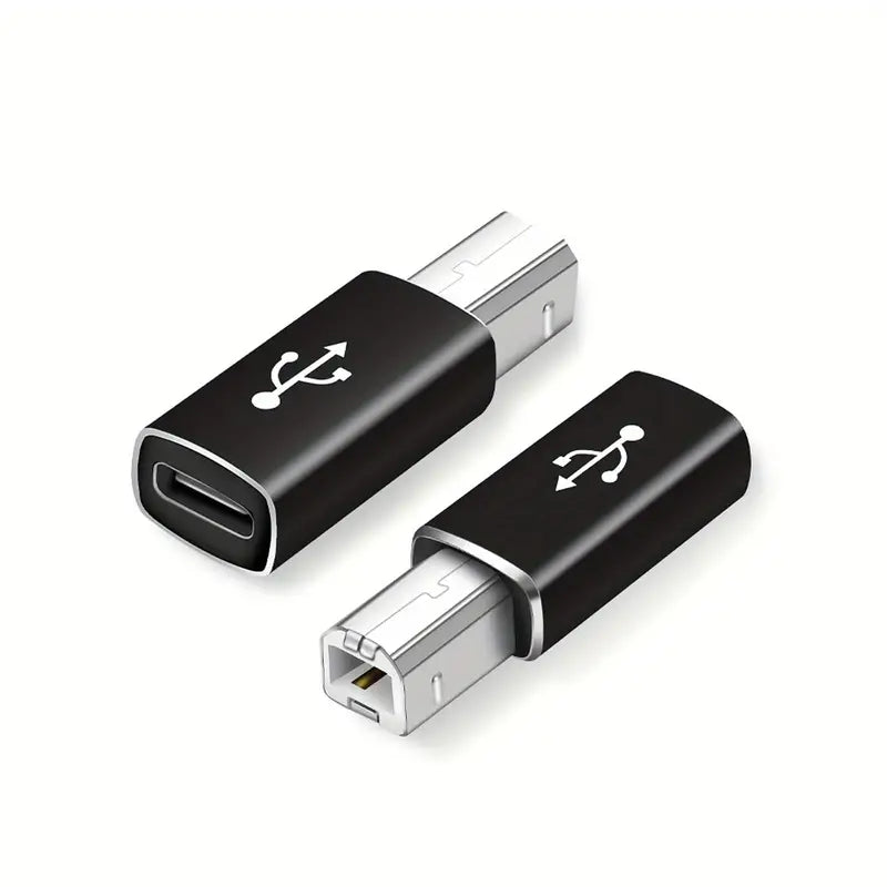 USB-C Buchse auf USB 2.0 B MIDI Adapter für Instrumente/Drucker/Scanner