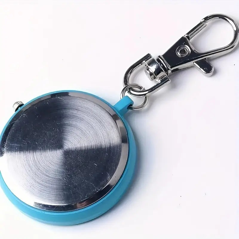 Edelstahl Schlüsselanhänger Taschenuhr mit Anhänger in der Farbe Gold